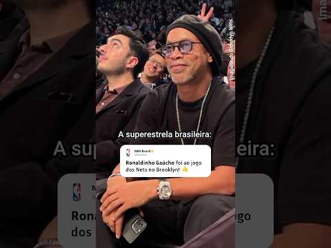 RONALDINHO GAÚCHO em mais um JOGO DA NBA 🏀 #shorts