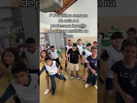 Aprofessora inventa de passar matéria na última semana de aula 🥲 #professora #escola #ferias