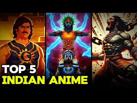 Top 5 Best INDIAN ANIME 🤩 || Desi Poke Adda [HINDI]