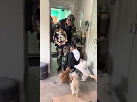 🤗Дуже тепле та домашнє відео зустрічі українського захисника