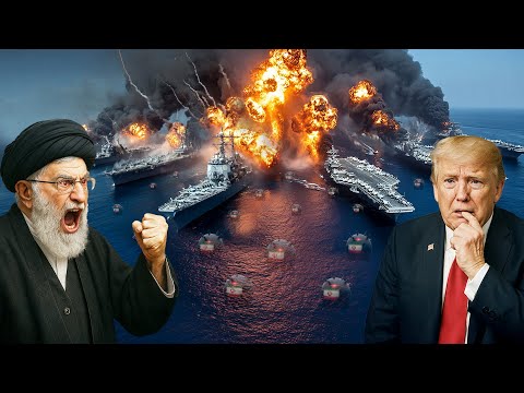 KAPAL PERANG AS MASUK JEBAKAN RANJAU LAUT IRAN! Strategi Jenius Peperangan Iran Kalahkan AS-Israel