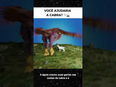 VOCÊ SALVARIA A CABRA? 😨 #curiosidades #fatoscuriosos #vocêsabia #cabra #águia #shorts