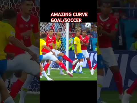 AMAZING CURVE GOAL/SOCCER #lyrics #song #music #football #sometimesyoulearninfootball