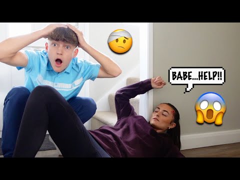 FALLING DOWN THE STAIRS PRANK On My BOYFRIEND! *FUNNY*