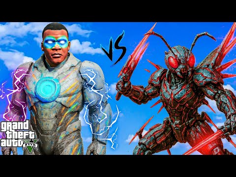FRANKLIN & AVENGERS VS GIANT GOD ANT TITAN In GTA 5 | Solo Hunter Ep #010 | SHINCHAN and CHOP