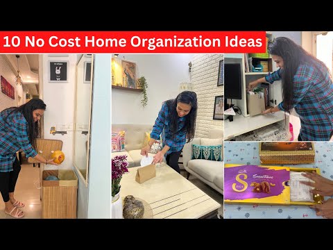 10 No Cost Home Organization Ideas | Organize Your HOME For Free