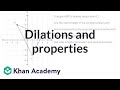 Understanding Dilations and Their Properties