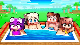 Wer als LETZTES den POOL VERLÄSST, gewinnt 100.000€ in Minecraft!
