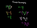 Rearranging Physics Formulas
