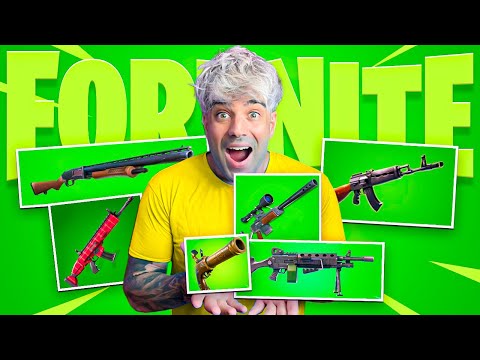 FORTNITE OG SOLO con ARMAS VERDES!!