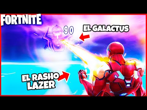 ESTO PASA cuando le disparas a *GALACTUS* con el RAYO de IRONMAN en FORTNITE 🤣🔥 - AzTeKWolF