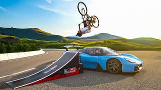 SFIDA IMPOSSIBILE: BACKFLIP SOPRA UNA SUPERCAR 🏎️