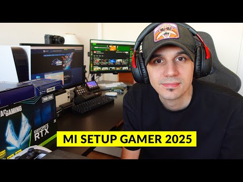 MI NUEVO SETUP GAMER 2025 / Todo lo que uso para jugar y stremear