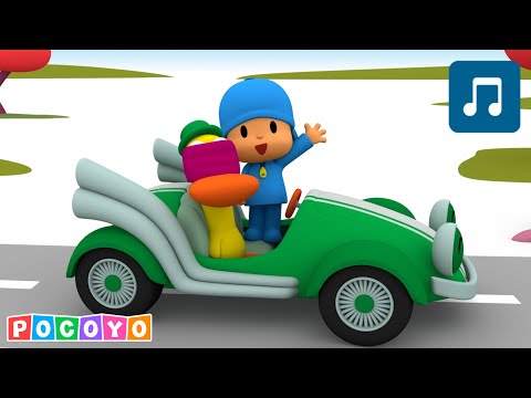 🚗 LA CANCIÓN DEL COCHE 🚗 + Otras Canciones infantiles ✨ [ 5 minutos ] Pocoyo - Canciones infantiles