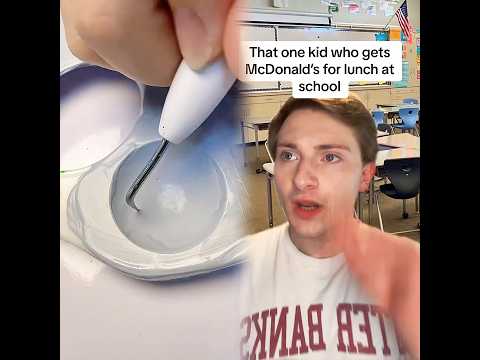 That one kid who gets mcdonald’s brought for school lunch #greenscreen #nostalgia #school