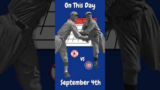 On this day in MLB History: September 4th, 1918 #shorts #mlb