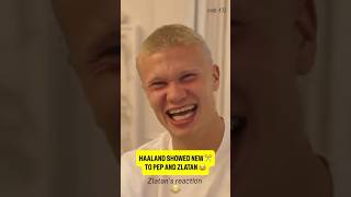 Haaland new haircut😂👀 #football #messi #barcelona #haaland #zlatan #manchestercity #realmadrid