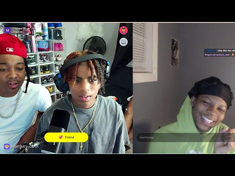 Poohgottie Trolling on Monkey cant believe i ran into curlyheadmonty 😂 (MUST WATCH)