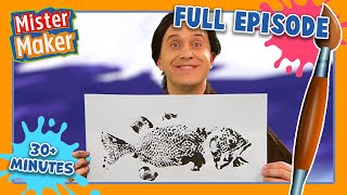 Mister Maker Arty Party 🎨 Episode 17-18 | DOUBLE FULL EPISODE - Arts & Crafts