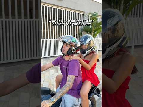 Andando de moto pela primeira vez
