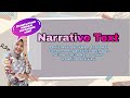 Understanding Narrative Texts and Elements