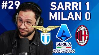 🔥La Lazio è dove sono i Laziali | LAZIO-MILAN 1-0. Colpa di Sarri 😂
