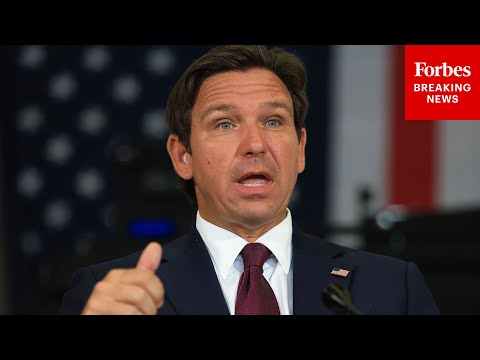 YouTube video thumbnail: Desantis Announces Latest Illegal Immigration Crackdown: Panhandle Immigration Enforcement Operation