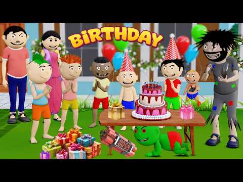 Bittu Sittu`s Birthday Bash | Birthday Wala Cartoon | Birthday Cake Cartoon | Happy Birthday Cartoon