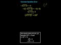 Understanding Square Root Equations