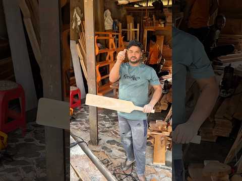 Turning a Piece of Wood into an Cricket Bat in Minutes | Full Making Process 😱 #viral