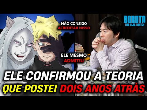 ESSA É A ORIGEM REAL! EU SABIA! ELE CONFIRMOU A MINHA TEORIA DE BORUTO VORTEX!!!