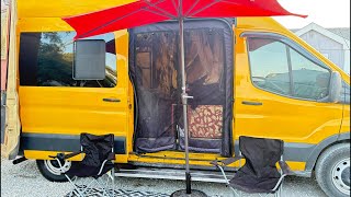 VAN LIFE LIVING ALONE IN VEGAS || Breakfast, chitchat