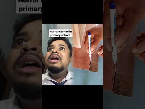 School Horror Story ☠️ #shorts #balli