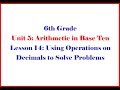 Mathematical Problem Solving Concepts