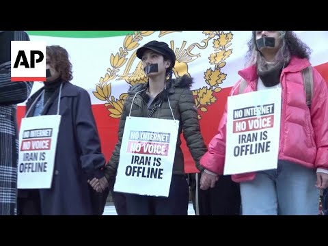 YouTube video thumbnail: Iranians Living in Japan Speak out Against Crackdown on Protesters