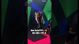 Luke Littler Pins The 170 With His New Darts? 🎯😍 #luke #darts #new #bahrain #170 #bigfish #wow