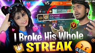 RIYA ROCKED 😎🤘 V BADGE SHOCKED 😱 Huzai की Streak नहीं Banne Di 💀 CS में मजा AA GYA !! 🥵