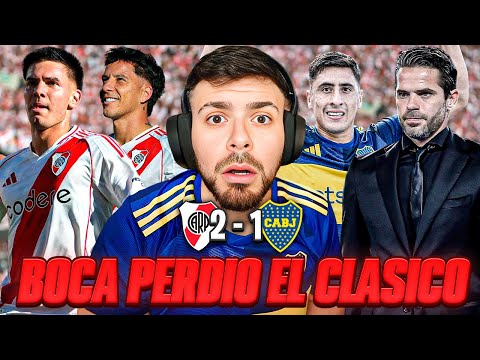 BOCA PERDIÓ EL SUPERCLÁSICO CON RIVER. 2-1. ANÁLISIS EN CALIENTE DEL PARTIDO (2025) ¿GAGO DEBE IRSE?