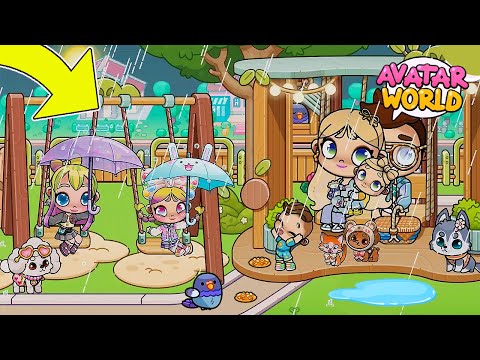 ПРОГУЛКА В ПАРКЕ 👨‍👩‍👧‍👦 🌳 AVATAR WORLD ИСТОРИЯ 💕 РУТИНА СЕМЬИ  ОБНОВЛЕНИЕ СЕКРЕТЫ СЕРИАЛ