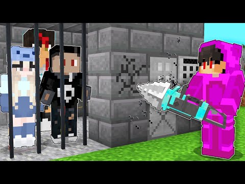 Saving My Friends From DEADLY PRISON In Minecraft!