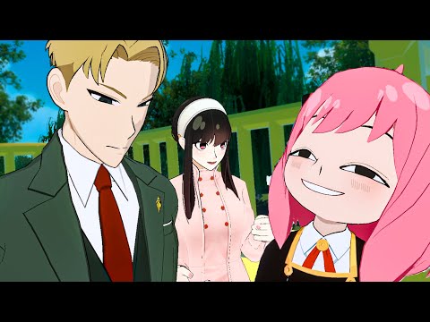 Loid e Yor levam a Anya para um Parque de Diversão em Spy x Family vr