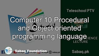 Computer 10 Procedural and Object oriented programming language
