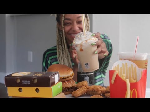 ASMR MCDONALDS MUKBANG 🍔