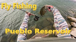 Fly Fishing a Huge Reservoir not far from a wild fire #nature #lake #reservoir #wildfire #flyfishing