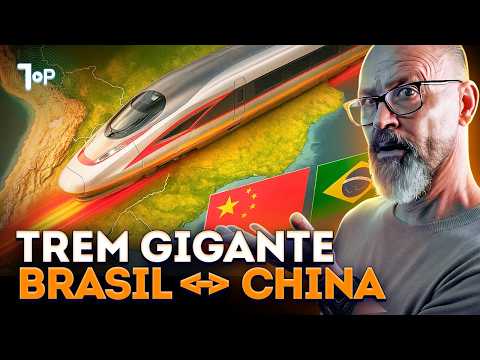 O SEGREDO Por Trás do Trem GIGANTE Que Vai Ligar o Brasil à China