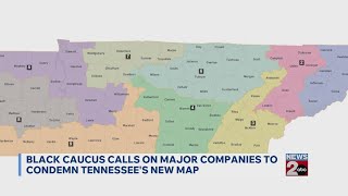 YouTube video thumbnail: Black Caucus Calls on Major Companies to Condemn Tennessee's new map
