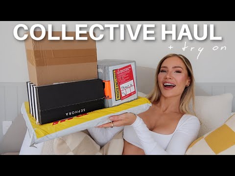 COLLECTIVE HAUL + TRY ON | White Fox, Mecca, Sephora + PR