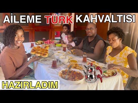 AİLEME SÜRPRİZ TÜRK KAHVALTISI HAZIRLADIM