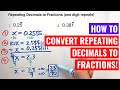 Converting Repeating Decimals to Fractions