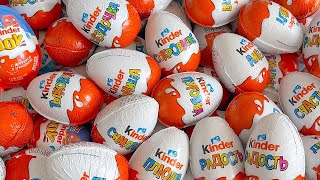 67897M Yummy Kinder Joy Chocolate, Kinder Surprise Candy Opening ASMR Lollipops Some Lot's of Candie